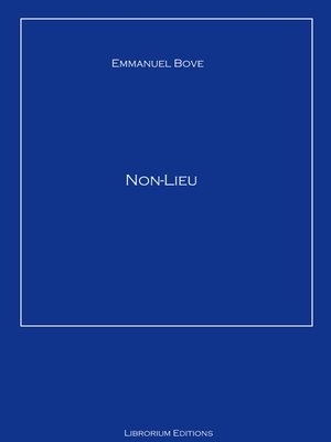 cover image of Non-Lieu